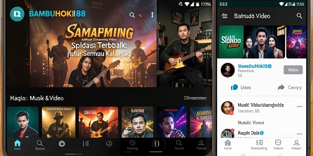 Tampilan antarmuka BAMBUHOKI88 yang sederhana dan praktis untuk streaming video.