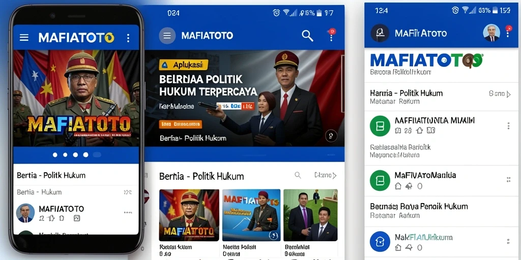 Antarmuka MAFIATOTO yang sederhana dan informatif.